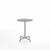 20-06 Round Cafe Table bar height tables Emeco 24” Gray HPL 