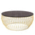36” Coffee Table Coffee Tables Bend Goods Vintage Gold Black Marble Top +$300.00 