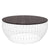 36” Coffee Table Coffee Tables Bend Goods White Black Marble Top +$300.00 