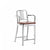 Emeco 1006 Navy Counter Stool With Wood Seat Side/Dining Emeco Hand-Polished Cherry With Arms