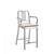Emeco 1006 Navy Counter Stool With Wood Seat Side/Dining Emeco Hand-Brushed Ash With Arms