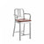 Emeco 1006 Navy Counter Stool With Wood Seat Side/Dining Emeco Hand-Brushed Cherry With Arms