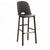 Alfi High-Back Barstool Stools Emeco Dark Grey Dark Ash 