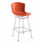 Bertoia Molded Shell Stool Stools Knoll Counter Height Orange Red Polished Chrome