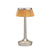 Bon Jour Unplugged Table Lamp Table Lamps Flos Matt Chrome Rattan 
