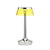 Bon Jour Unplugged Table Lamp Table Lamps Flos Chrome Yallow 