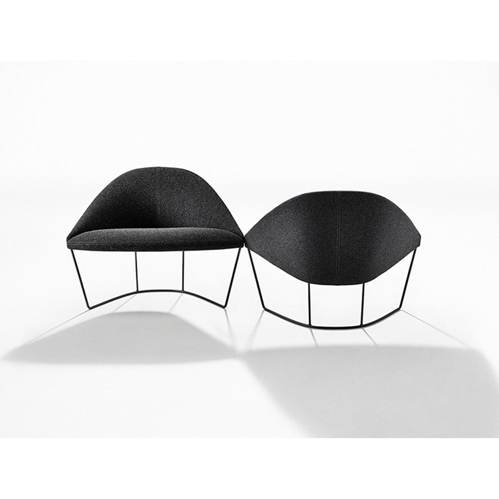 Colina Sled Base Lounge Chair lounge chair Arper 