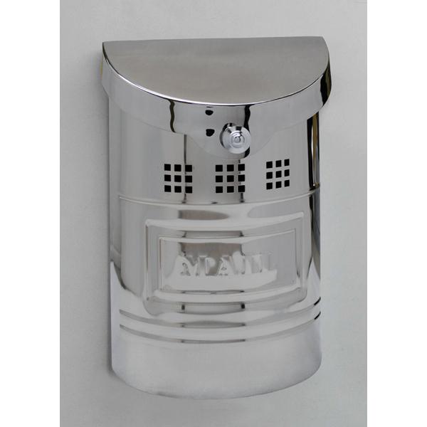 E1 & E2 Modern Style Mailboxes Mailboxes Ecco E1-Polished / Steel 