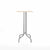 Emeco 1 Inch Bar Table - Square Top Coffee table Emeco Table Top 24" Brushed Aluminum Accoya Wood
