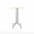 Emeco 1 Inch Bar Table - Square Top Coffee table Emeco Table Top 30" Brushed Aluminum Accoya Wood