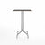Emeco 1 Inch Bar Table - Square Top Coffee table Emeco Table Top 30" Brushed Aluminum Black Laminate Plywood