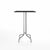 Emeco 1 Inch Bar Table - Square Top Coffee table Emeco Table Top 30" Brushed Aluminum Black HPL