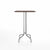 Emeco 1 Inch Bar Table - Square Top Coffee table Emeco Table Top 30" Brushed Aluminum Walnut Wood
