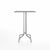 Emeco 1 Inch Bar Table - Square Top Coffee table Emeco Table Top 30" Brushed Aluminum Gray HPL