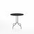 Emeco 1 Inch Cafe Table - Round Top Coffee table Emeco Table Top 30" Brushed Aluminum Black HPL