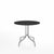 Emeco 1 Inch Cafe Table - Round Top Coffee table Emeco Table Top 36" Brushed Aluminum Black HPL