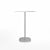 Emeco 2 Inch Flat Base Bar Height Table - Square Top Coffee table Emeco Table Top 30" Brushed Aluminum Brushed Aluminum