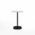 Emeco 2 Inch Flat Base Counter Height Table - Square Top Coffee table Emeco Table Top 24" Black Powder Coated Aluminum White Laminate Plywood
