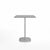 Emeco 2 Inch Flat Base Counter Height Table - Square Top Coffee table Emeco Table Top 30" Brushed Aluminum Gray HPL