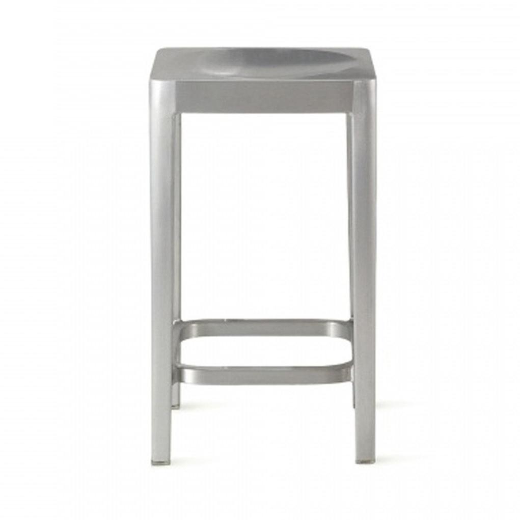 Emeco Counter Stool 24&quot; bar seating Emeco Brushed None 