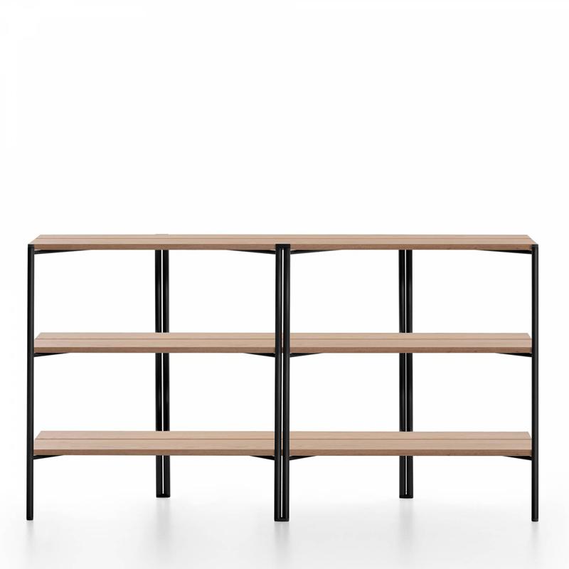 Emeco Run Shelf storage Emeco BLACK FRAME CEDAR 