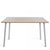 Emeco Run Table 48" table Emeco CLEAR ALUMINUM FRAME ASH 
