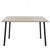 Emeco Run Table 48" table Emeco BLACK POWDER COATED FRAME ASH 