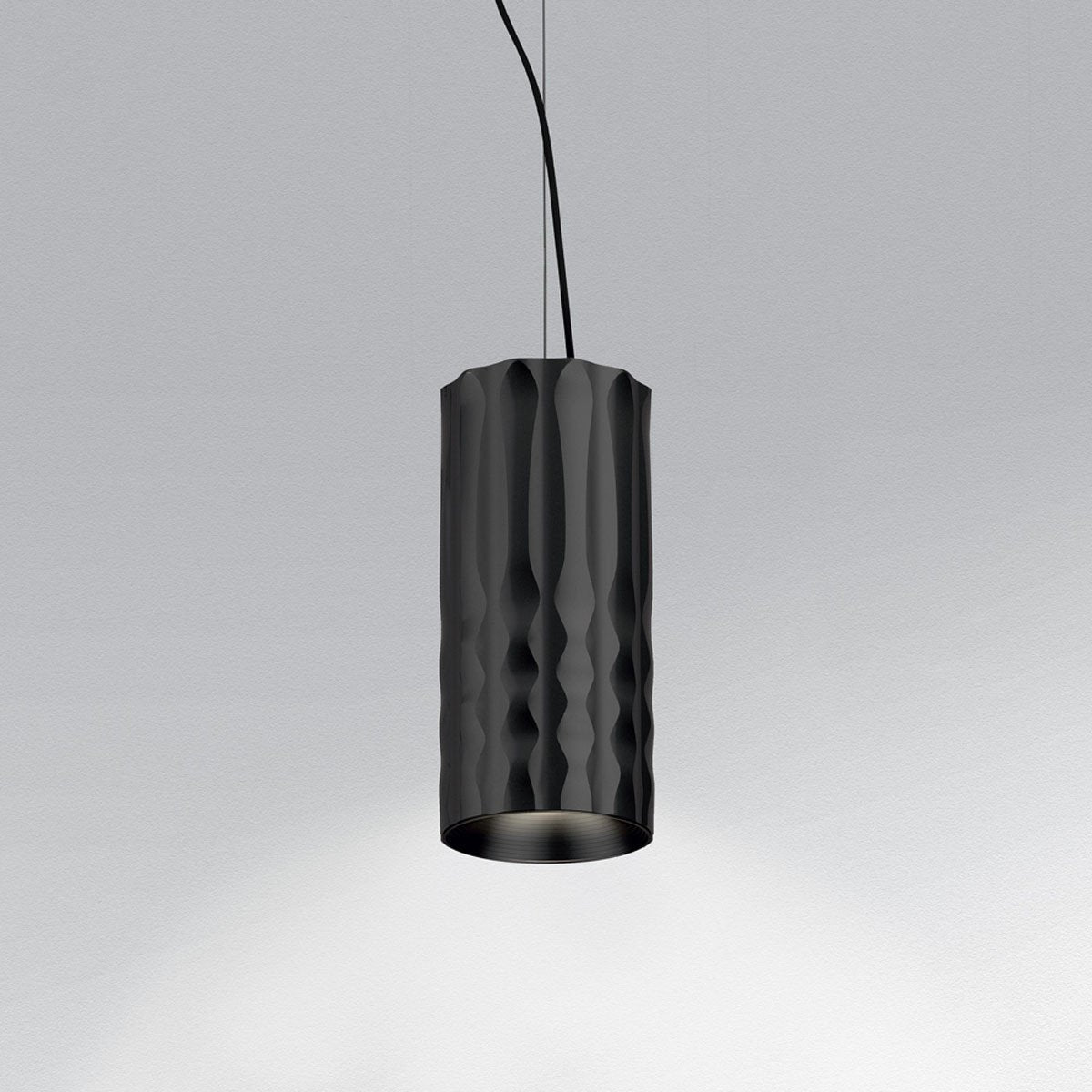 Fiamma 30 LED Suspension Light suspension lamps Artemide Anodized Black 
