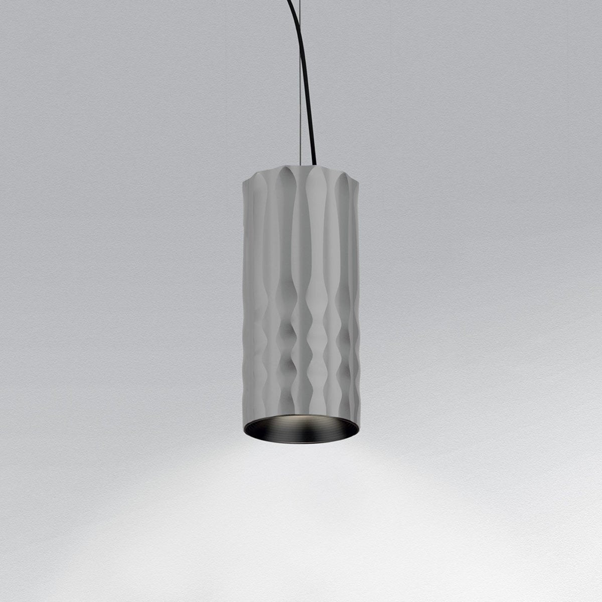 Fiamma 30 LED Suspension Light suspension lamps Artemide Anodized Grey 