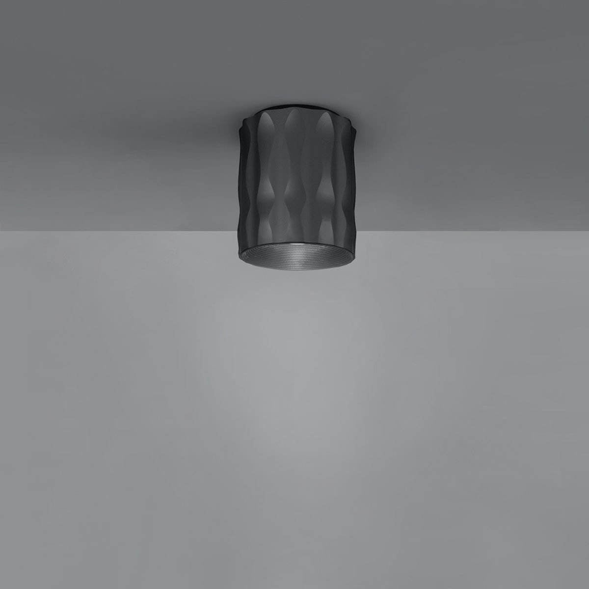Fiamma LED Ceiling Light ceiling lights Artemide Fiamma 15 Anodized Black 