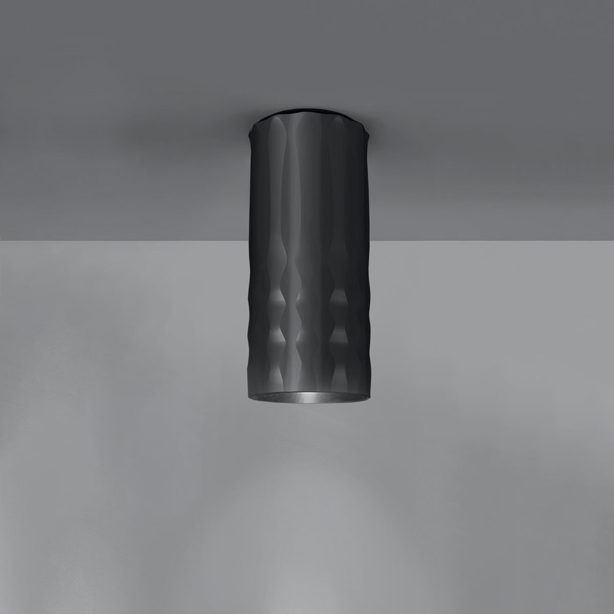 Fiamma LED Ceiling Light ceiling lights Artemide Fiamma 30 Anodized Black 