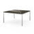 Florence Knoll Dining Table - 55" x 55" Dining Tables Knoll Grigio Marquina marble, Shiny finish 
