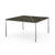 Florence Knoll Dining Table - 55" x 55" Dining Tables Knoll Grigio Marquina marble, Satin finish 