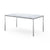 Florence Knoll Dining Table - 60" x 36" Dining Tables Knoll Carrara marble, Shiny finish 