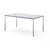 Florence Knoll Dining Table - 60" x 36" Dining Tables Knoll Carrara marble, Satin finish 