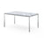 Florence Knoll Dining Table - 60" x 36" Dining Tables Knoll Arabescato marble, Satin finish 
