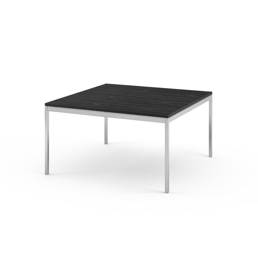 Florence Knoll Large End Table side/end table Knoll Polished chrome Ebonized Walnut 