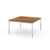 Florence Knoll Large End Table side/end table Knoll Polished chrome Light Walnut 
