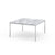 Florence Knoll Large End Table side/end table Knoll Polished chrome Arabescato marble, Satin finish 