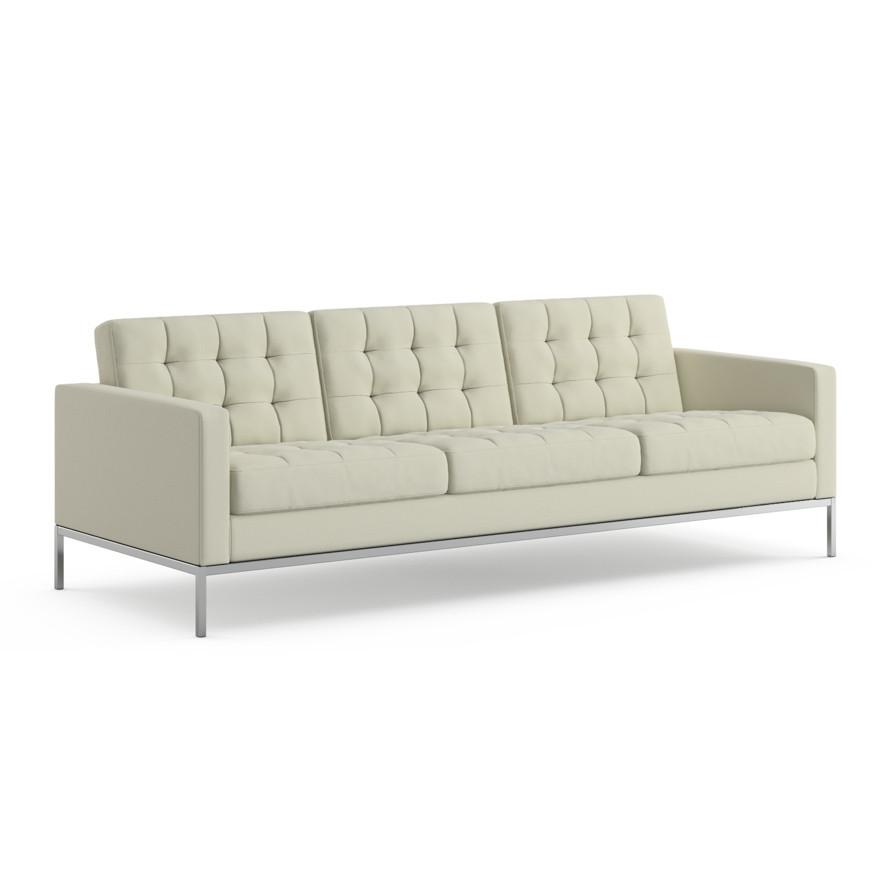 Florence Knoll Relaxed Sofa sofa Knoll Ultrasuede - Sandstone 