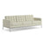 Florence Knoll Relaxed Sofa sofa Knoll Ultrasuede - Sandstone 
