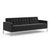 Florence Knoll Relaxed Sofa sofa Knoll Knoll Velvet - Ebony 