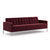 Florence Knoll Relaxed Sofa sofa Knoll Knoll Velvet - Wine 