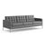Florence Knoll Relaxed Sofa sofa Knoll Volo Leather - Cadet 