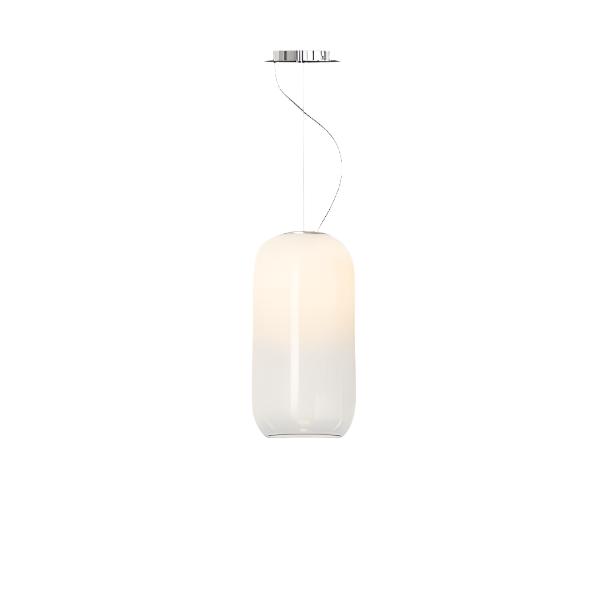 Gople Suspension Extended Length Pendant Lights Artemide White 