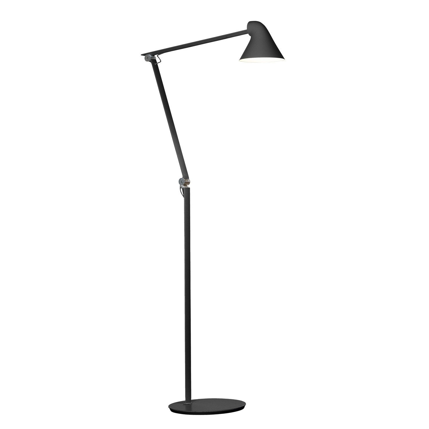 NJP LED Floor Lamp Floor Lamps Louis Poulsen Black 2700K 
