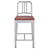 Emeco 1006 Navy Counter Stool With Wood Seat Side/Dining Emeco Brushed Cherry No Arms