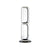 Noctambule High Cylinders With Small Base LED Floor Lamp Floor Lamps Flos 2 Cylinder 