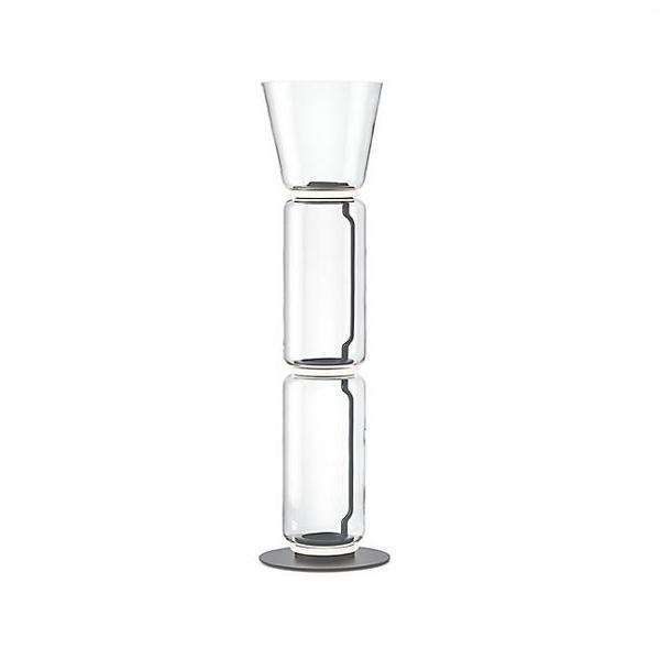 Noctambule High Cylinder and Cone LED Floor Lamp Floor Lamps Flos 2 Cylinder 