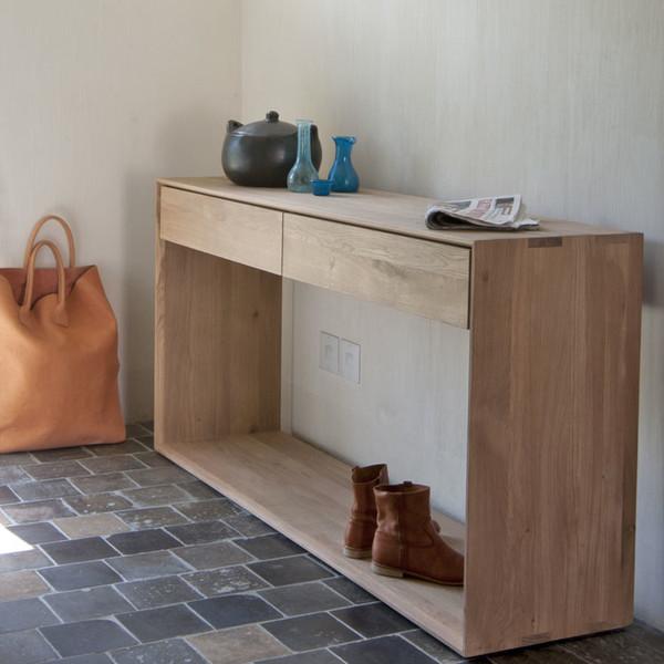 Oak Nordic Console Console Table Ethnicraft 